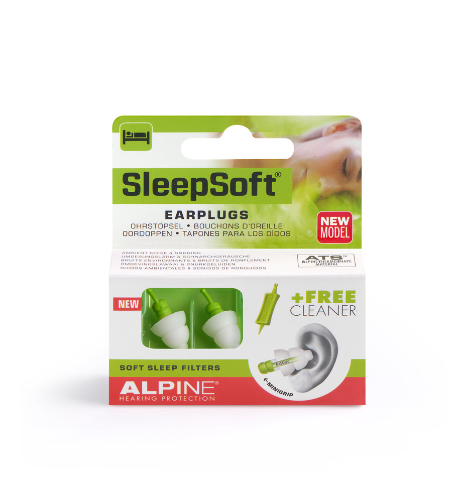 Sleep Soft Ear Plug package in green