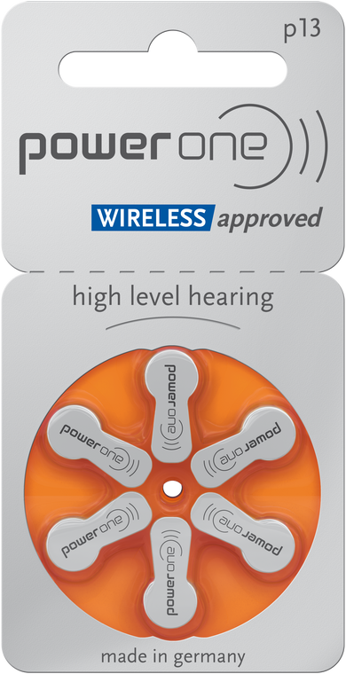 Power-One Size P13 Hearing Aid Batteries - Box of 10 Packs