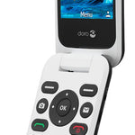 The Doro 6820 is an excellent choice for seniors who want ease of use and great sound in a stylish clamshell design.