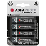 'AA' Alkaline Batteries - Blister pack of 4 Batteries
