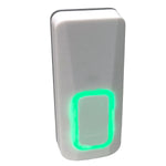 Green Comfort light on front of Chimeflash Doorbell push Button