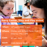 Kerry Easter, Stay and Play Event