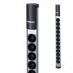 Phonak Roger DigiMaster loudspeaker with visible vertical speaker array of 12 individual speakers, designed for clear speech transmission in inclusive classroom environments.