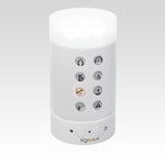 The battery-operated Signolux Tower Receiver is an alternative to, or can be used alongside the standard receiver and/or the signolux pager receiver product for people with a hearing loss