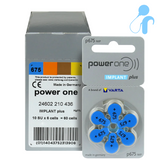 Power-One Cochlear Implant Batteries - Size CI675 Box