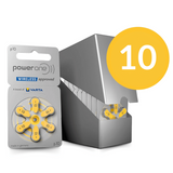 Power-One Hearing Aid Batteries - Size 10 Box