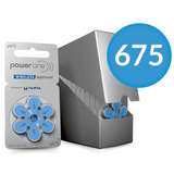 Power-One Hearing Aid Batteries - Size 675 Box