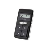Cochlear CR310 Remote Control side view four button black remotes with digital display