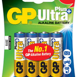 GP Ultra Alkaline Batteries AA - Blister pack of 4 Batteries (Copy)