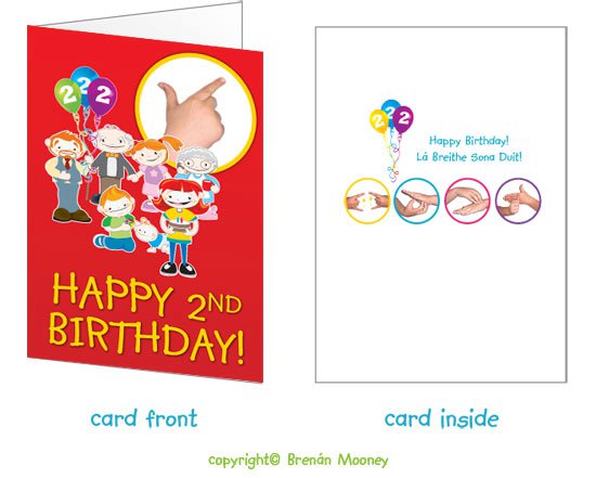 Cathal Can Sign Birthday Cards