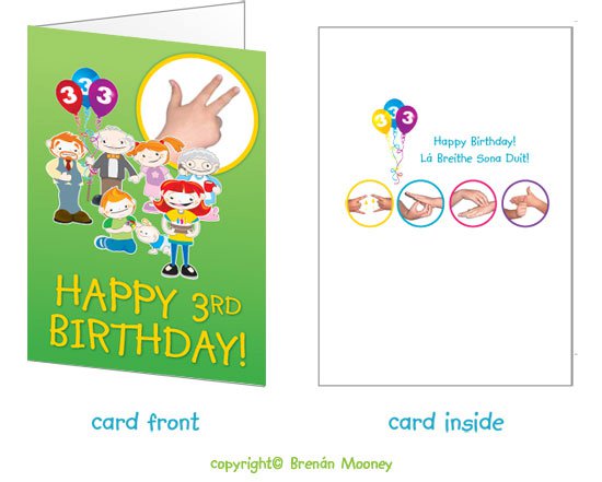 Cathal Can Sign Birthday Cards