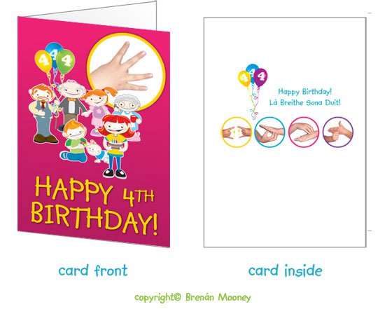 Cathal Can Sign Birthday Cards