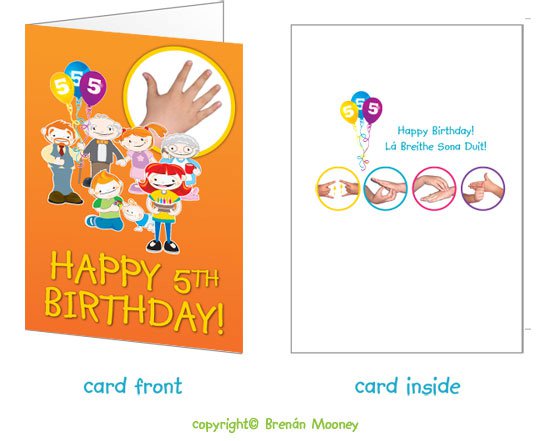 Cathal Can Sign Birthday Cards