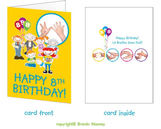 Cathal Can Sign Birthday Cards