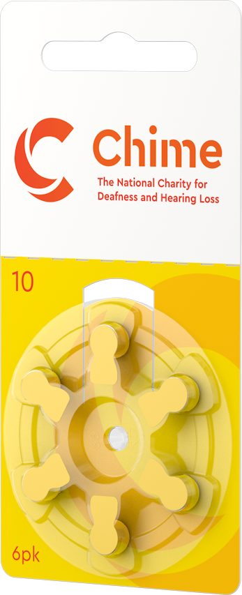 CHIME Hearing Aid Batteries 6 Pack - Size 10 *Free postage on 5 or more in Ireland and Northern Ireland
