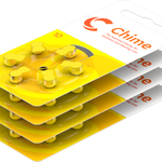 CHIME Hearing Aid Batteries 6 Pack - Size 10 *Free postage on 5 or more in Ireland and Northern Ireland