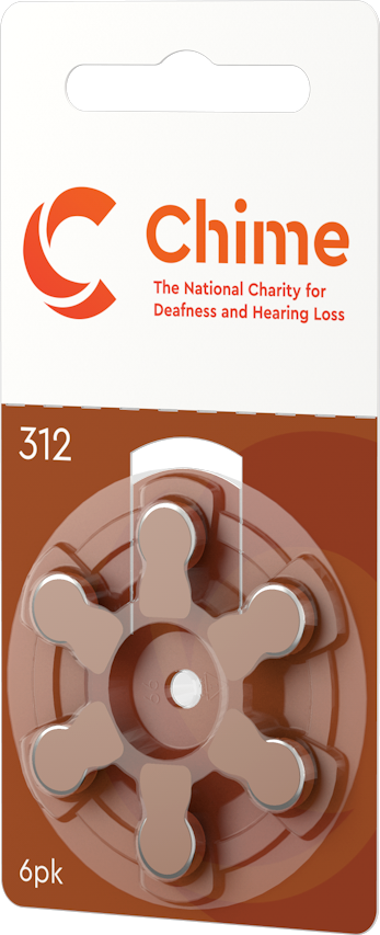 CHIME Hearing Aid Batteries 6 Pack - Size 312 *Free postage on 5 or more in Ireland and Northern Ireland