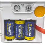 ChimeFlash Sarabec wireless Doorbell back panel batteries