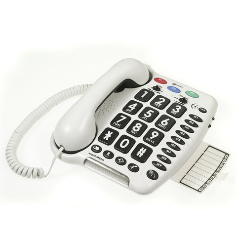 Amplipower 40 corded phone with large keypad display
