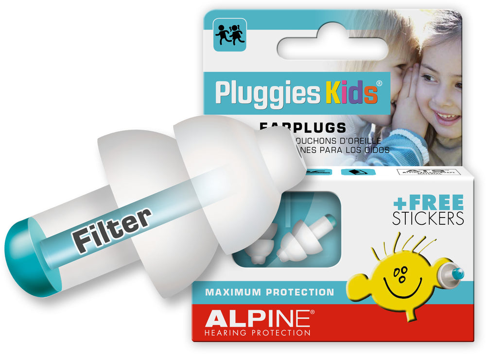 Pluggies Kids Ear Plug plug and package