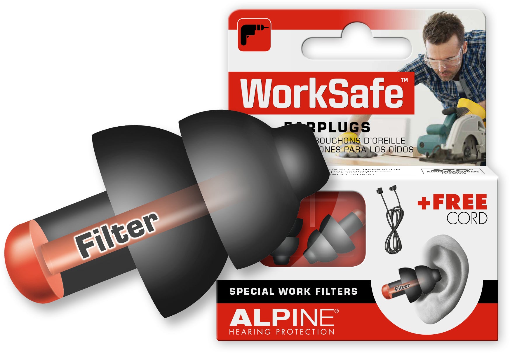 Work Safe Ear Plug Earplugs for DIY and construction – Safety first