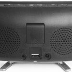 Wake n Shake Curve Alarm Clock behind