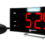 Wake n Shake Curve Alarm Clock pillow pad and flashing light