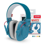 Alpine Muffy Kids Earmuff Blue side view and packing