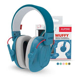 Alpine Muffy Kids Earmuff Blue side view and packing