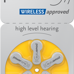 P10 Power One yellow packet Hearing Aid mercury-*Free postage on 5 or more in Ireland and Northern Ireland