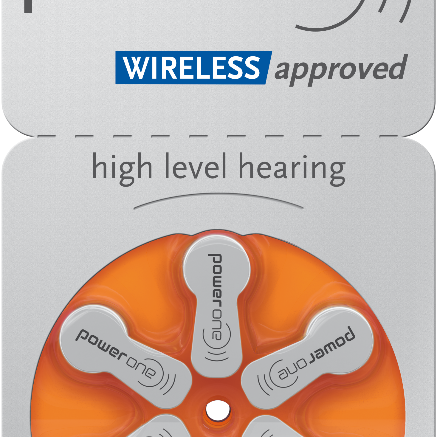P19 Power One zinc-air Orange packet hearing aid battery MERCURY FREE Made in Germany *Free postage on 5 or more in Ireland and Northern Ireland