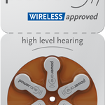 P312 Power One zinc-air brown packet hearing aid battery MERCURY FREE Made in Germany *Free postage on 5 or more in Ireland and Northern Ireland