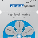 P675 Power One zinc air hearing aid blue packet battery MERCURY FREE made in Germany *Free postage on 5 or more in Ireland and Northern Ireland