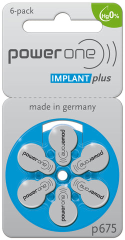P675 Power One cochlear implant Blue Packet (CI) mercury- *Free postage on 5 or more in Ireland and Northern Ireland