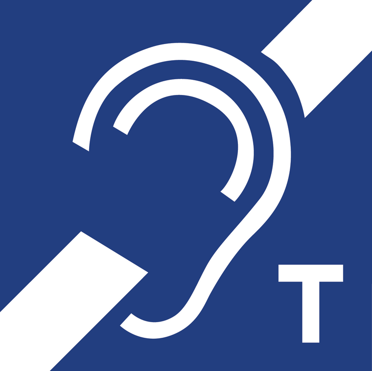 Deaf Logo Sign Large (A6)